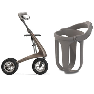 byACRE Overland Bentley Brown Walker with Cup Holder Bundle