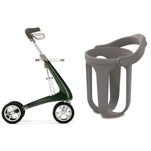 byACRE Ultralight British Racing Green Walker with Cup Holder Bundle