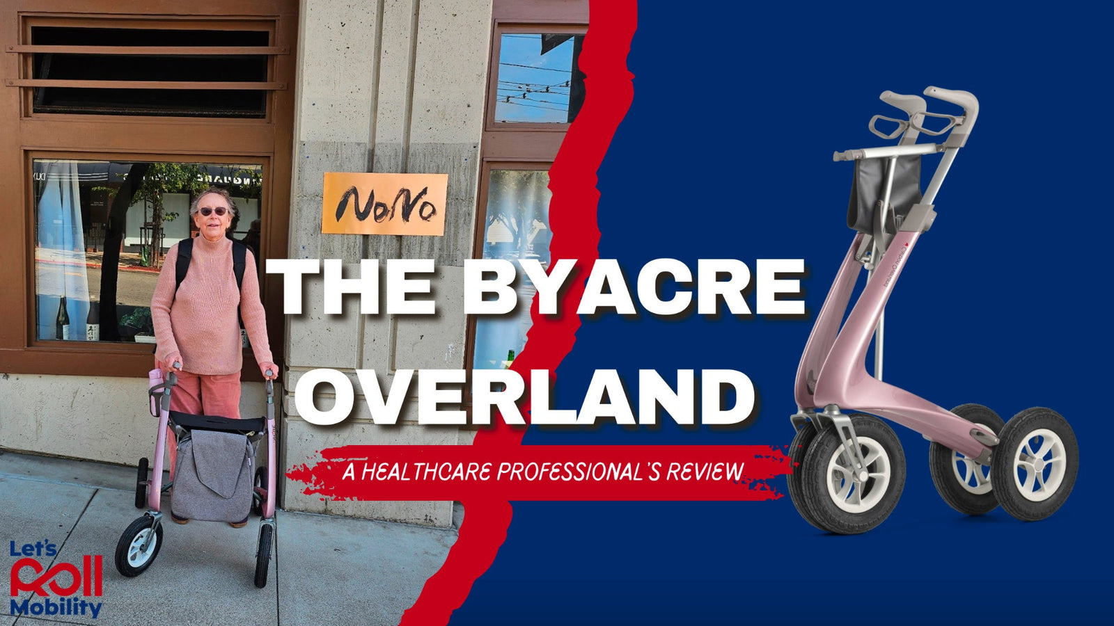 Beth with her byACRE Overland rollator