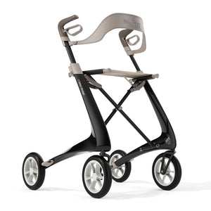 byACRE Carbon Ultralight Walker in Black with Backrest