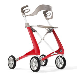 byACRE Carbon Ultralight Walker in Red with Backrest