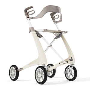 byACRE Carbon Ultralight Walker in White with Backrest