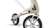 Close up of white byACRE rollator frame