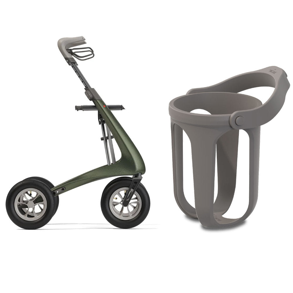 byACRE Overland Defender Green Walker with Cup Holder Bundle