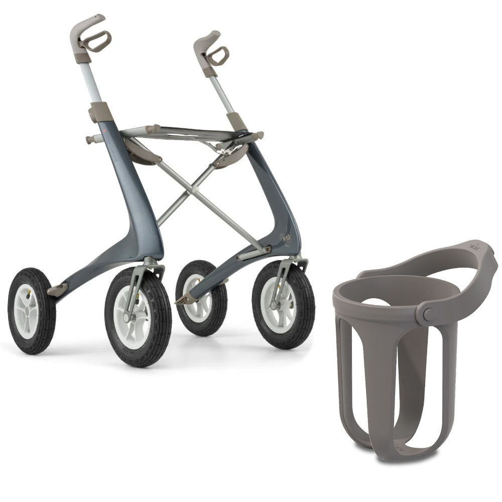 byACRE Overland Midnight Blue Walker with Cup Holder Bundle