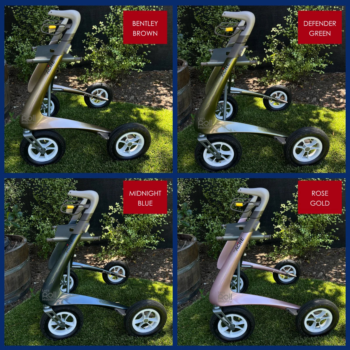 The Colors of the byACRE Carbon Overland walker in Real Life