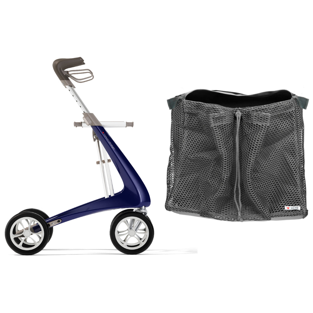 byACRE Carbon Ultralight in Blue with Grocery Bag Bundle